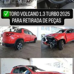 SUCATA Fiat Toro 2025 1.3 Volcano 16V Turbo Flex 4X2 Aut. 4P PARA RETIRADA DE PEÇAS