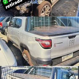 SUCATAFiat Strada 2021 1.3 Volcano Cab. Dupla 16v Flex 4p  PARA RETIRADA DE PEÇAS