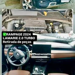 SUCATARAM Rampage 2024 2.0 Laramie Cab. Dupla 4X4 Aut. 4P  PARA RETIRADA DE PEÇAS